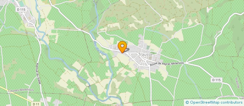 localisation de l'entreprise SARL FABRIE CHAMPIGNONS  TRAUSSE