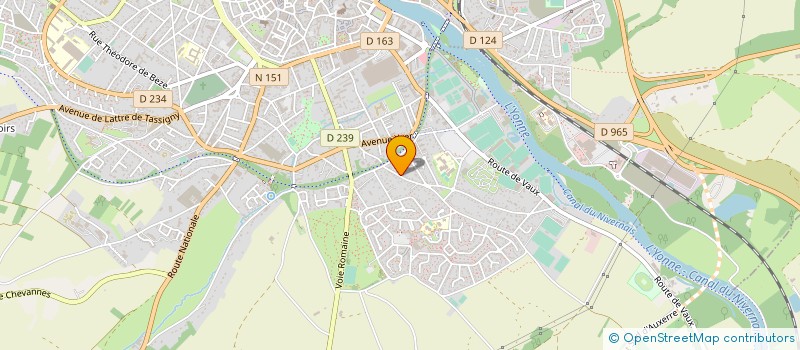 localisation de l'entreprise SARL FAC à AUXERRE