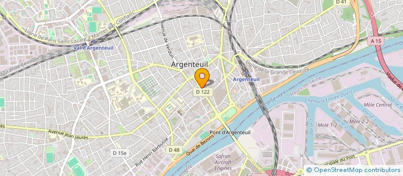 localisation de l'entreprise SARL FAC ARGENTEUIL à ARGENTEUIL