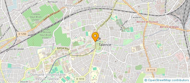 localisation de l'entreprise SARL FAC'KEBAB  TALENCE