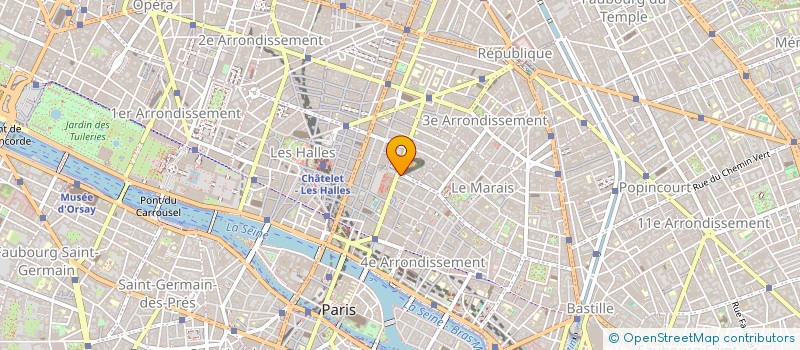localisation de l'entreprise SARL FACE TO FACE à PARIS