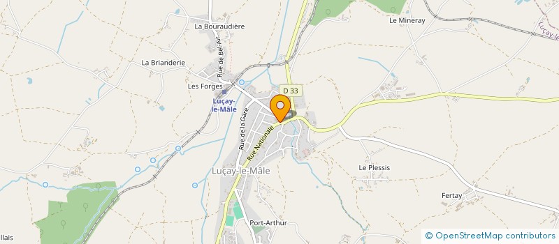 localisation de l'entreprise SARL FACON 2000 à LUCAY-LE-MALE