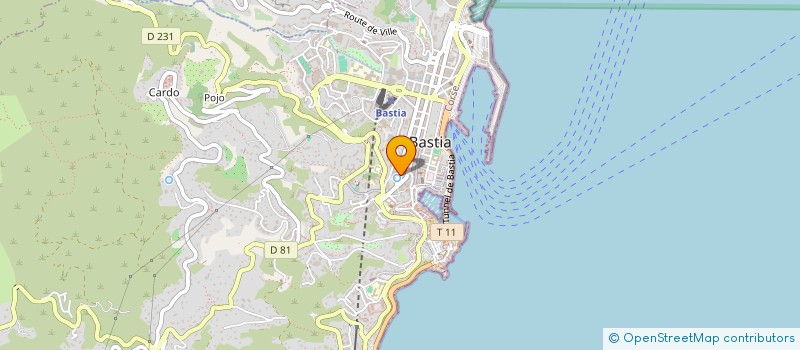 localisation de l'entreprise SARL FAG à BASTIA