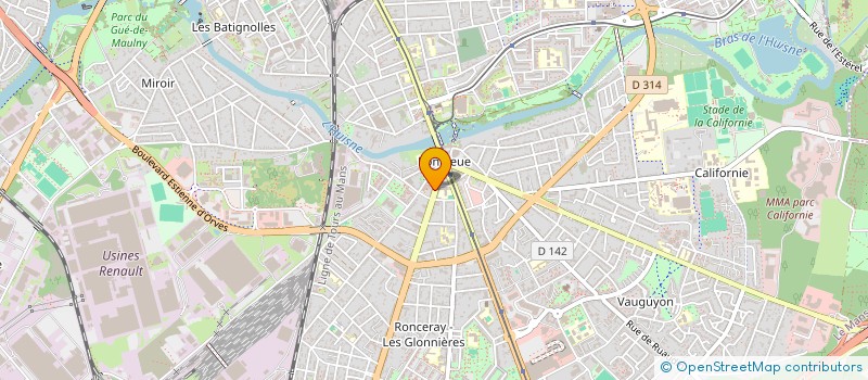 localisation de l'entreprise SARL FAGAULT ET CIE à LE MANS