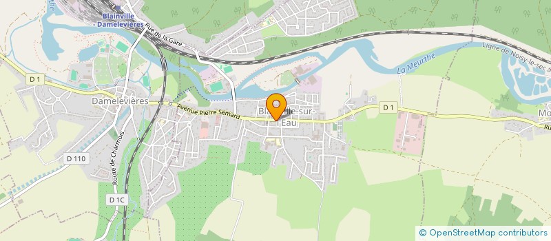 localisation de l'entreprise SARL FAGUET  BLAINVILLE-SUR-L'EAU