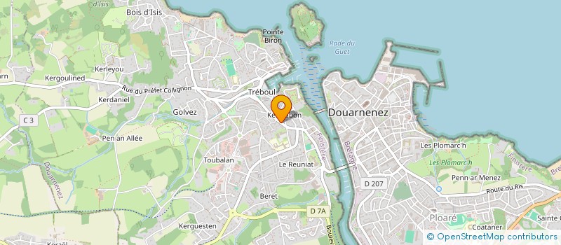 localisation de l'entreprise SARL FAIENSOL à DOUARNENEZ