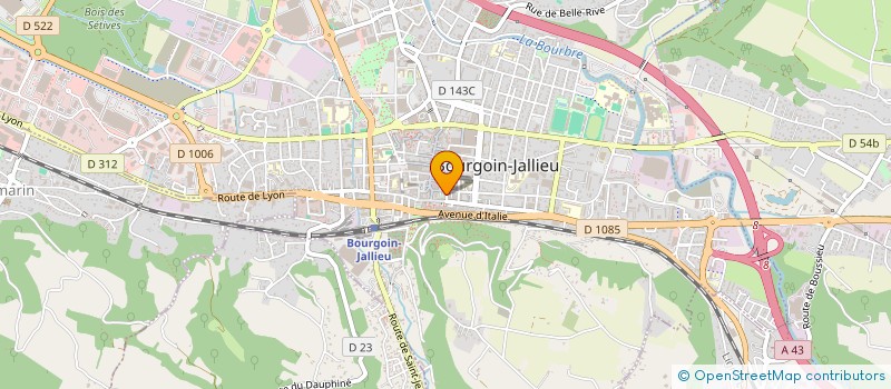 localisation de l'entreprise SARL FAIRWAY à BOURGOIN-JALLIEU