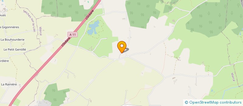 localisation de l'entreprise SARL FAISANDERIE DE LA LAIRE à MARCE