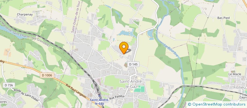 localisation de l'entreprise SARL FAISANDERIE MEYER  SAINT-ANDRE-LE-GAZ