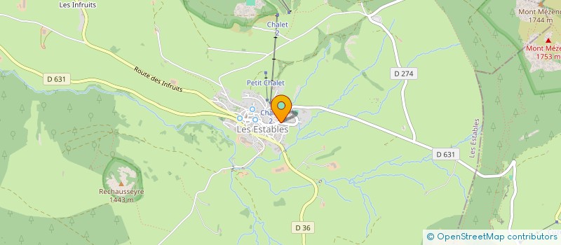 localisation de l'entreprise SARL FAIT MEZENC  LES ESTABLES