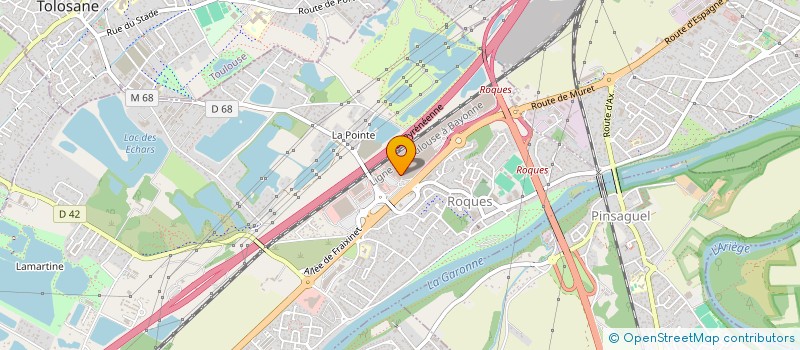 localisation de l'entreprise SARL FAJU  ROQUES