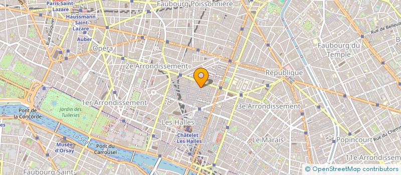 localisation de l'entreprise SARL FALTEX  PARIS