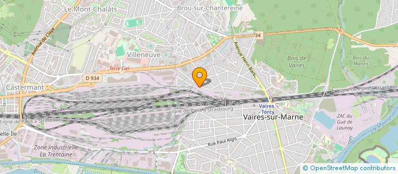 localisation de l'entreprise SARL FALZETTI  VAIRES-SUR-MARNE