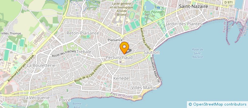 localisation de l'entreprise SARL FAMILEF  SAINT-NAZAIRE