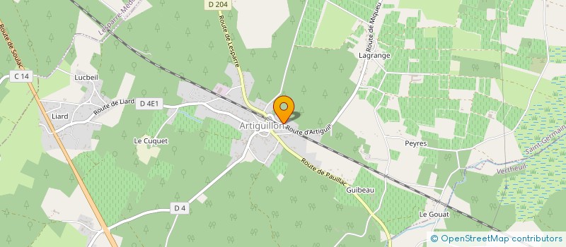 localisation de l'entreprise SARL FAMILIALE ACL RESIDENCES  SAINT-GERMAIN-D'ESTEUIL