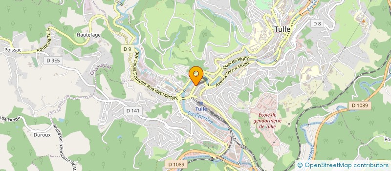 localisation de l'entreprise SARL FAMILIALE DOS SANTOS  TULLE