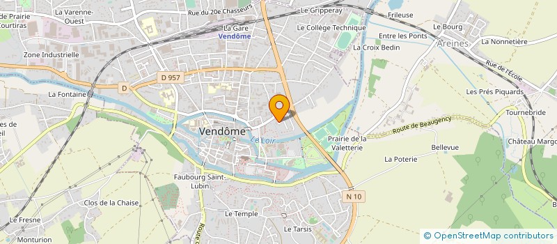 localisation de l'entreprise SARL FAMILIALE LARICORDON  VENDOME