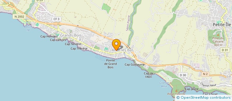 localisation de l'entreprise SARL FAMILIALE LES VAGUES à SAINT-PIERRE
