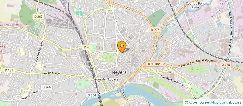 localisation de l'entreprise SARL FAMILLE BERTRAND à NEVERS