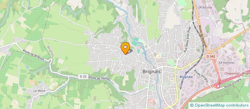 localisation de l'entreprise SARL FAMILLE DROUET  BRIGNAIS