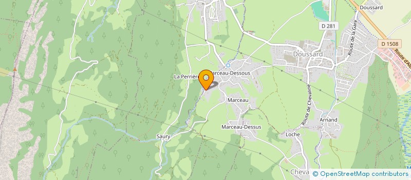 localisation de l'entreprise SARL FAMILLE LOBRY  DOUSSARD