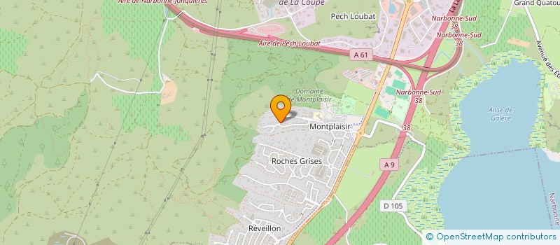 localisation de l'entreprise SARL FAMILY INVEST COTE PLAGE  NARBONNE