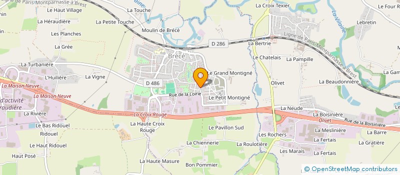 localisation de l'entreprise SARL FAMIMMO  BRECE