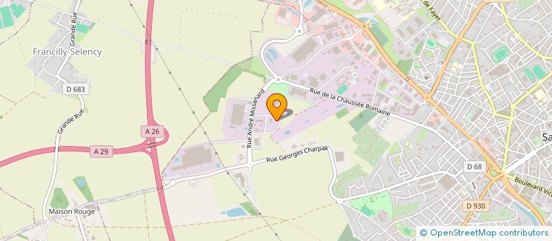 localisation de l'entreprise SARL FANCHON à SAINT-QUENTIN