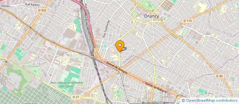 localisation de l'entreprise SARL FANG FANG à DRANCY