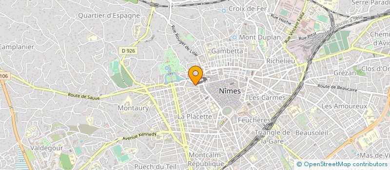 localisation de l'entreprise SARL FANOE  NIMES