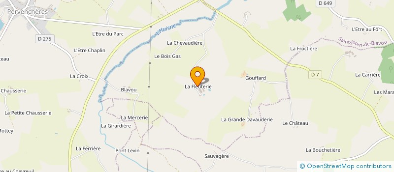 localisation de l'entreprise SARL FANTAISIE à SAINT-JOUIN-DE-BLAVOU