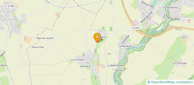 localisation de l'entreprise SARL  FANTAISIES CREATIONS  CELLES-SUR-BELLE