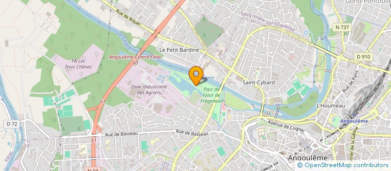 localisation de l'entreprise SARL FANTASIA à ANGOULEME