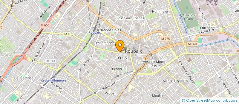 localisation de l'entreprise SARL FARAH à ROUBAIX