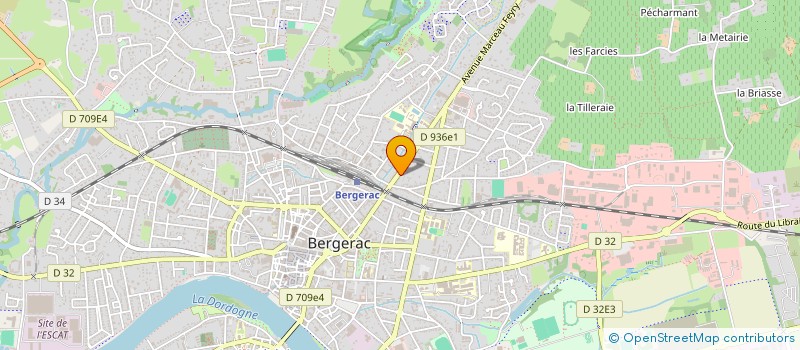 localisation de l'entreprise SARL FARGES TAXI à BERGERAC
