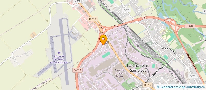 localisation de l'entreprise SARL FARIAL à LA CHAPELLE-SAINT-LUC