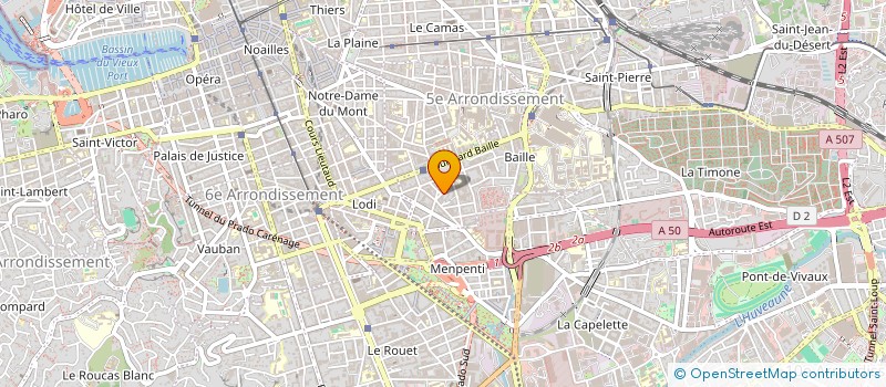 localisation de l'entreprise SARL FARIS BAT à MARSEILLE