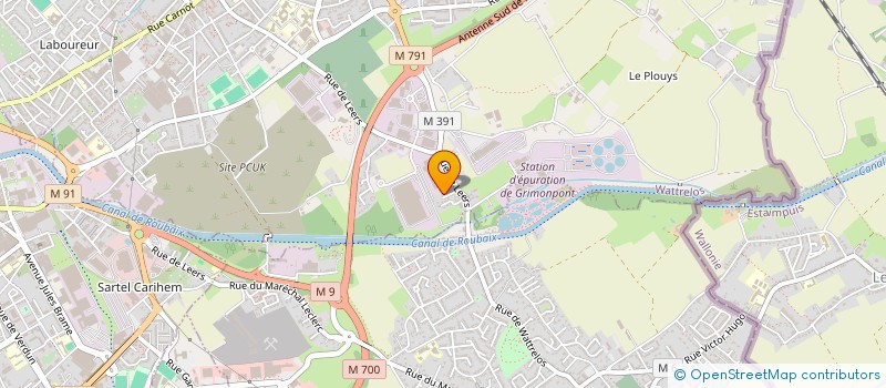 localisation de l'entreprise SARL FARRAK  WATTRELOS