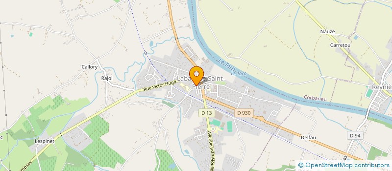 localisation de l'entreprise SARL FARRE DESVALS à LABASTIDE-SAINT-PIERRE