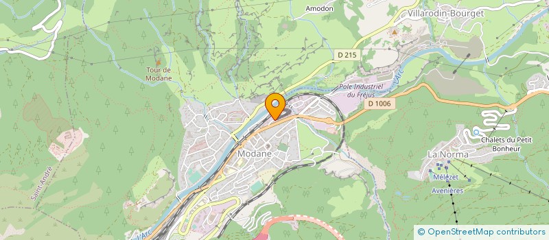 localisation de l'entreprise SARL FASANA à MODANE