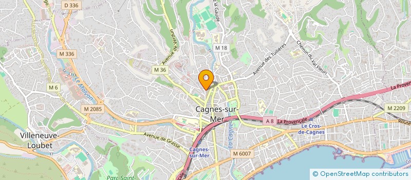 localisation de l'entreprise SARL FASHION  CAGNES-SUR-MER