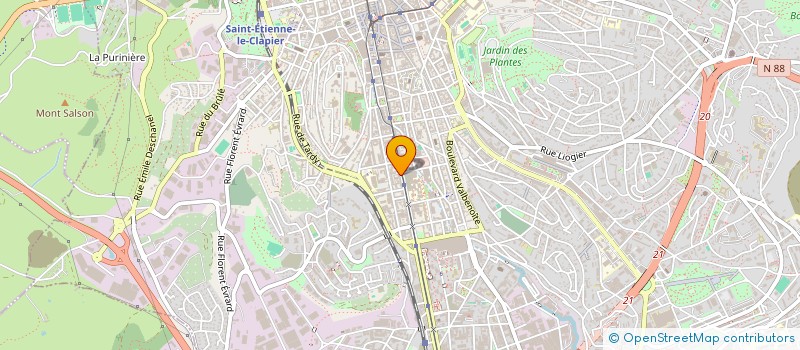 localisation de l'entreprise SARL FASHION DELUXE DIFFUSION  SAINT-ETIENNE