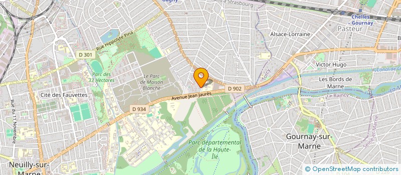 localisation de l'entreprise SARL FASHION HOUSE à NEUILLY-SUR-MARNE