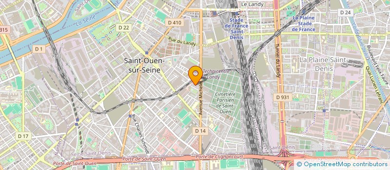 localisation de l'entreprise SARL FASHION NEWS à SAINT-OUEN-SUR-SEINE