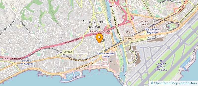 localisation de l'entreprise SARL FAST FOOD RESTAURATION RAPIDE à SAINT-LAURENT-DU-VAR