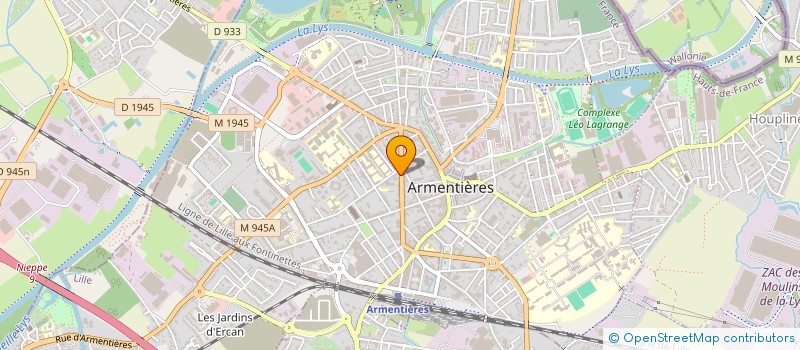 localisation de l'entreprise SARL FAST O COPY à ARMENTIERES