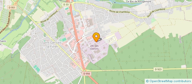 localisation de l'entreprise SARL FASYLE  VINEUIL