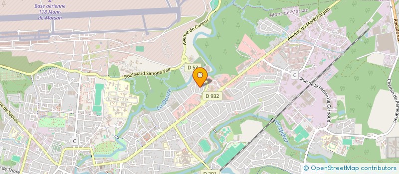 localisation de l'entreprise SARL FATTAH ET FILS  MONT-DE-MARSAN