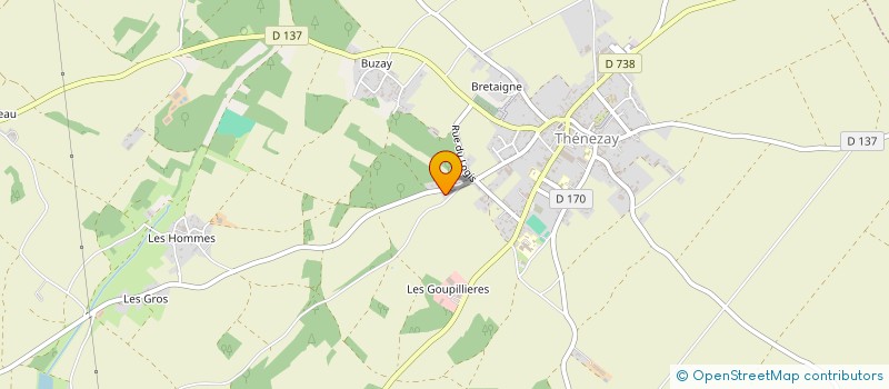 localisation de l'entreprise SARL FAUCHER YVES à THENEZAY
