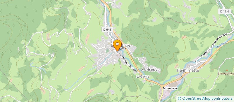 localisation de l'entreprise SARL FAUDE FAMILY à LAPOUTROIE